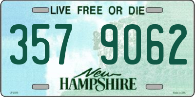 NH license plate 3579062
