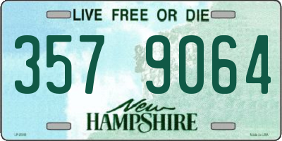 NH license plate 3579064
