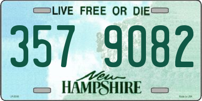 NH license plate 3579082