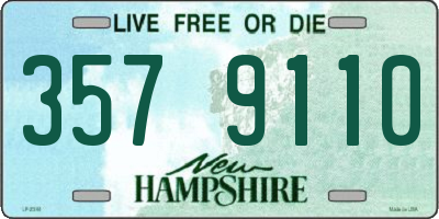 NH license plate 3579110