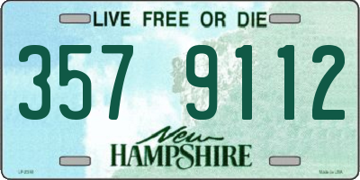 NH license plate 3579112