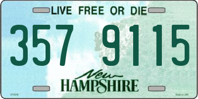 NH license plate 3579115