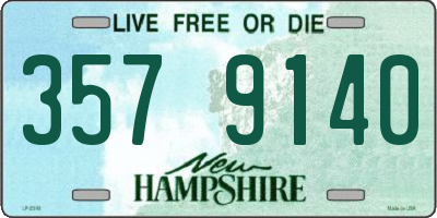 NH license plate 3579140