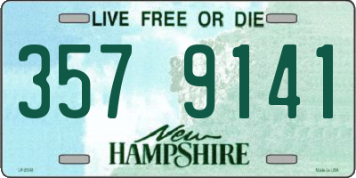 NH license plate 3579141