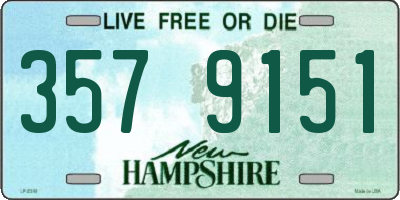 NH license plate 3579151