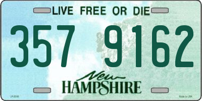 NH license plate 3579162