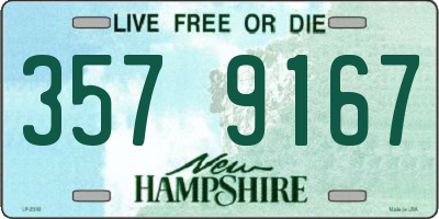 NH license plate 3579167