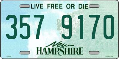 NH license plate 3579170
