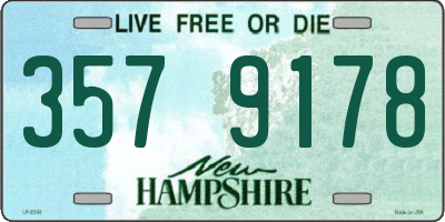 NH license plate 3579178