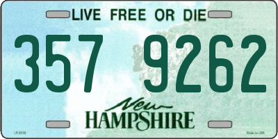 NH license plate 3579262
