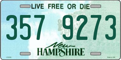 NH license plate 3579273