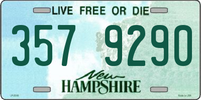 NH license plate 3579290