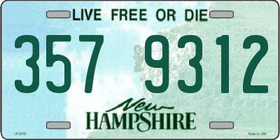 NH license plate 3579312