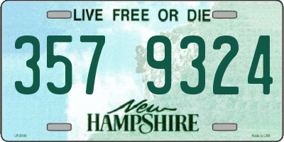 NH license plate 3579324