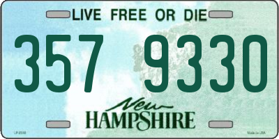 NH license plate 3579330