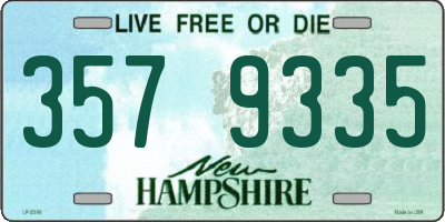 NH license plate 3579335