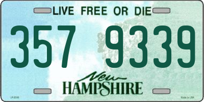 NH license plate 3579339