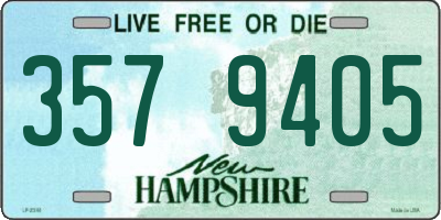 NH license plate 3579405