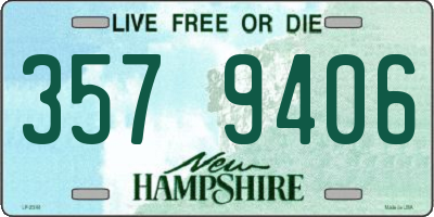 NH license plate 3579406