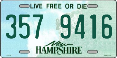 NH license plate 3579416