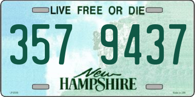 NH license plate 3579437