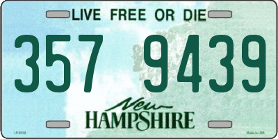 NH license plate 3579439
