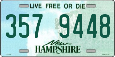 NH license plate 3579448