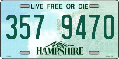 NH license plate 3579470