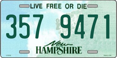 NH license plate 3579471