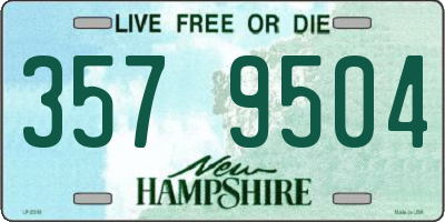NH license plate 3579504