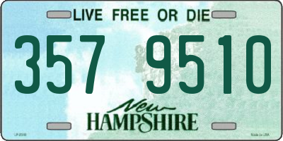 NH license plate 3579510
