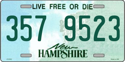 NH license plate 3579523
