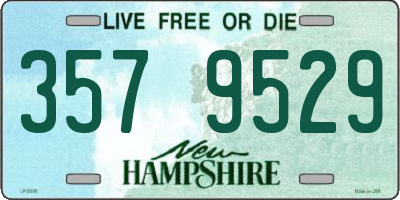 NH license plate 3579529
