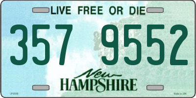 NH license plate 3579552