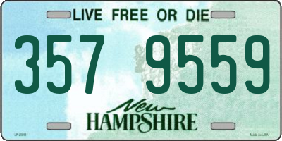 NH license plate 3579559