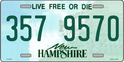 NH license plate 3579570
