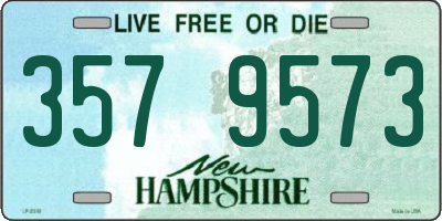 NH license plate 3579573