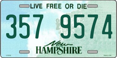 NH license plate 3579574