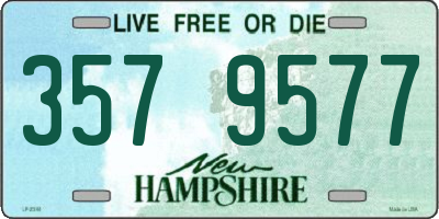 NH license plate 3579577