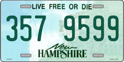 NH license plate 3579599