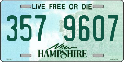 NH license plate 3579607