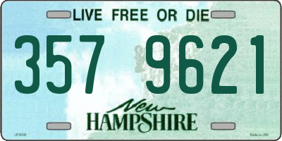 NH license plate 3579621