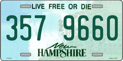 NH license plate 3579660