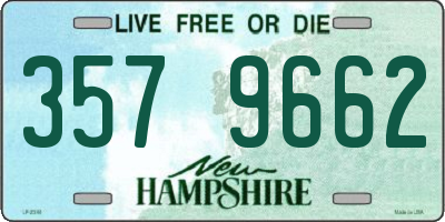 NH license plate 3579662