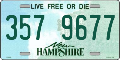 NH license plate 3579677