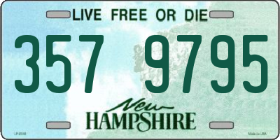 NH license plate 3579795