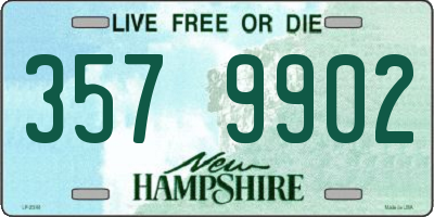 NH license plate 3579902