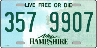 NH license plate 3579907
