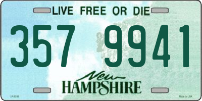 NH license plate 3579941