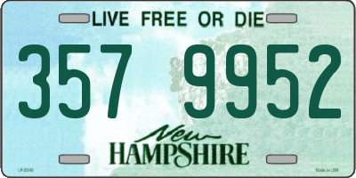 NH license plate 3579952